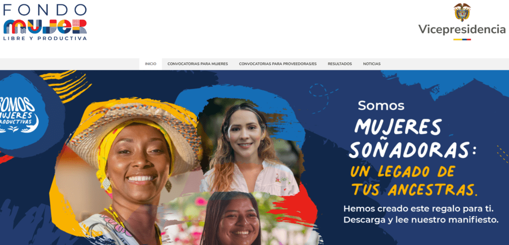 Captura pagina web fondo mundo mujer