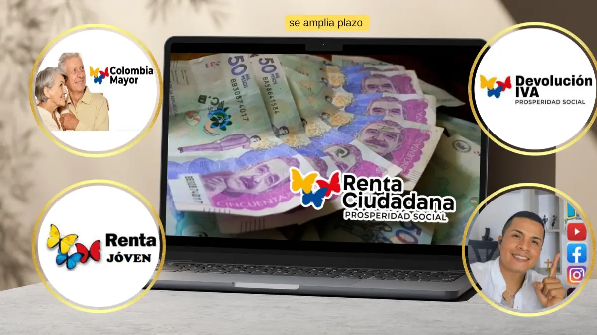 Noviembre Renta Ciudadana, Devolución IVA, Renta Joven y Colombia Mayor