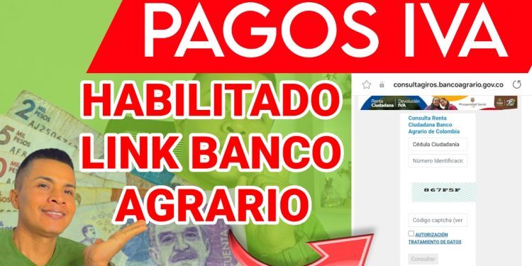 Link de consulta Pagos Banco Agrario Devolución IVA Fabian Rodriguez