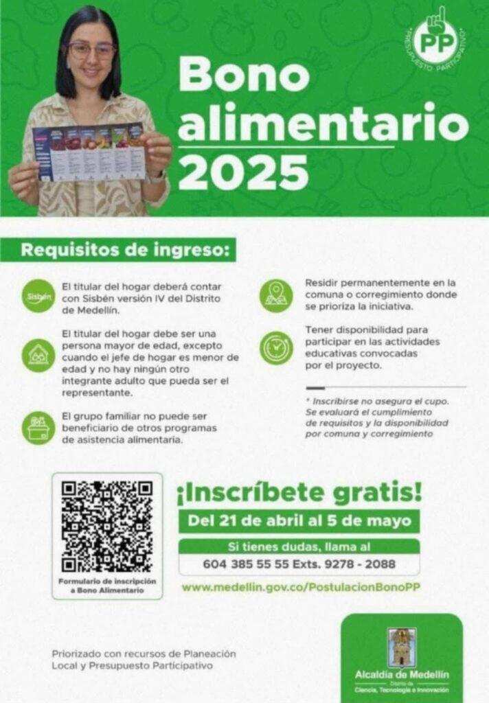 bono alimentario como aplicar