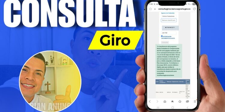 Consultar Giros Renta Ciudadana y Devolucion IVA Banco Agrario Fabian Rodriguez