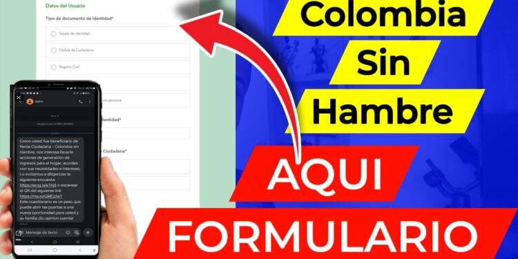 Formulario Colombia Sin Hambre 2025 Prosperidad Social