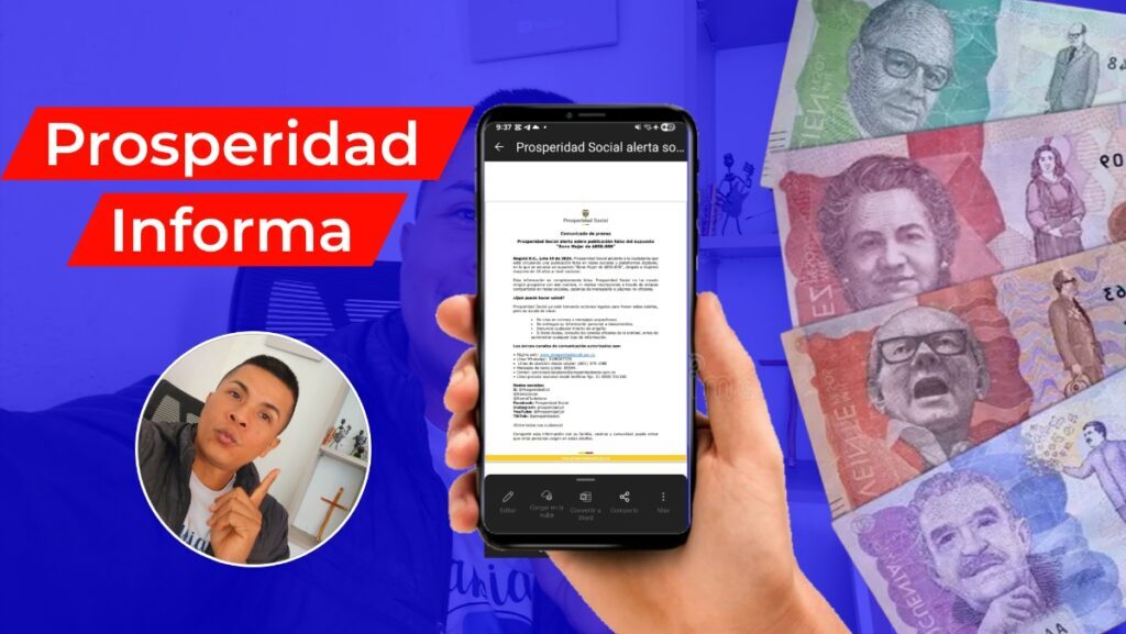 Prosperidad Social informa sobre Bonos Ojo